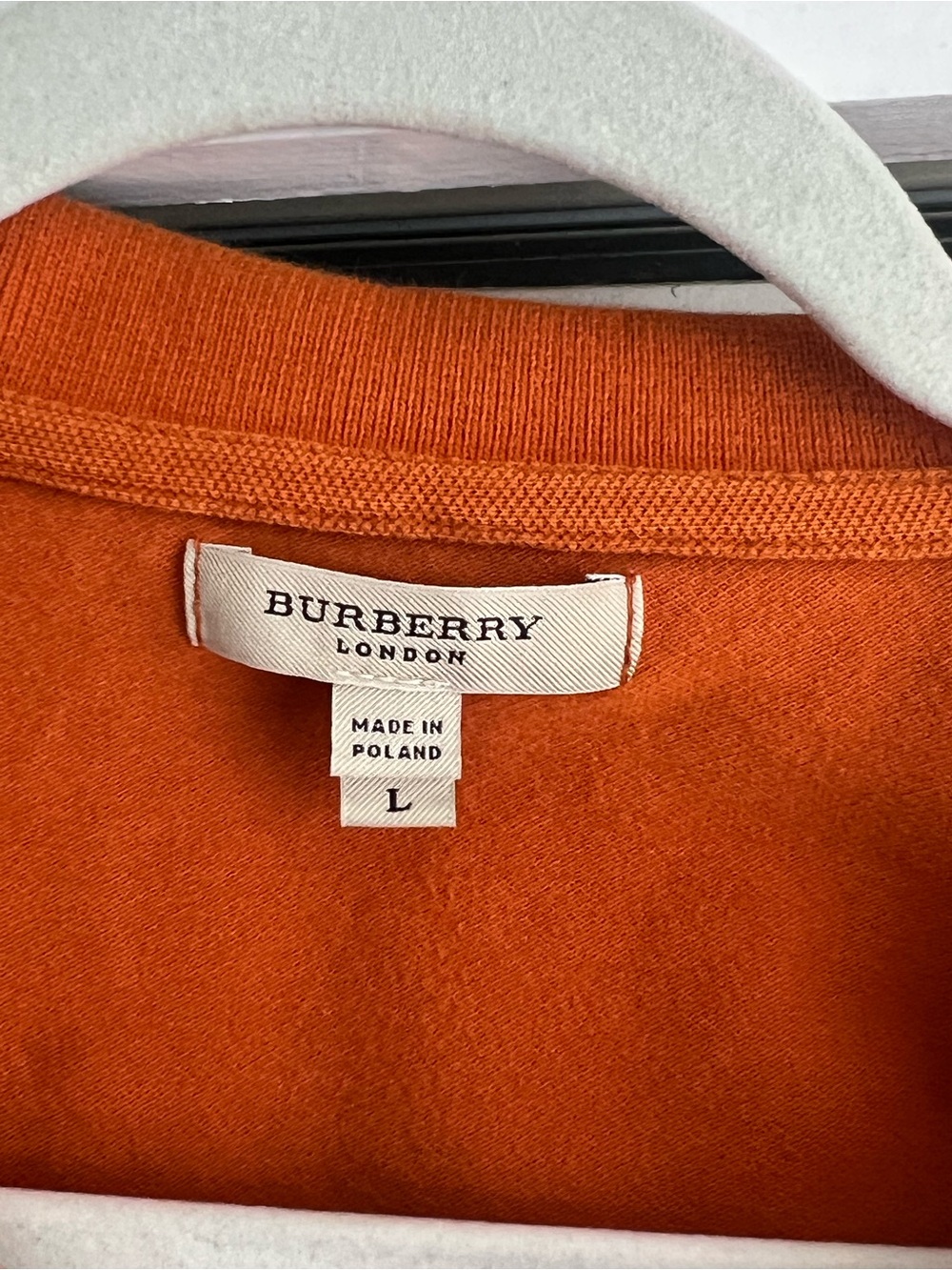 Burberry Orange Polo Women’s